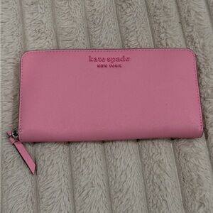 Kate Spade Blush Pink Zip Wallet